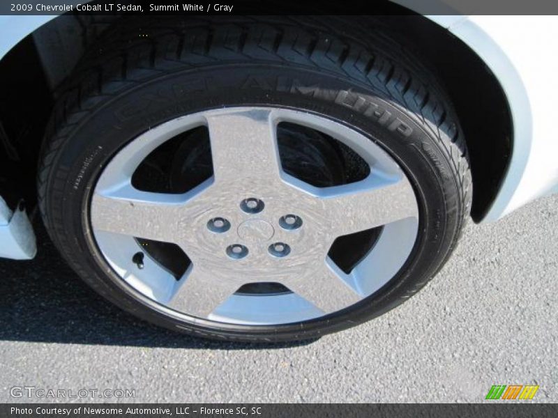 Summit White / Gray 2009 Chevrolet Cobalt LT Sedan