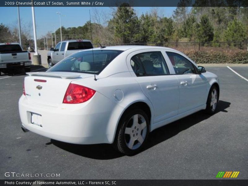 Summit White / Gray 2009 Chevrolet Cobalt LT Sedan