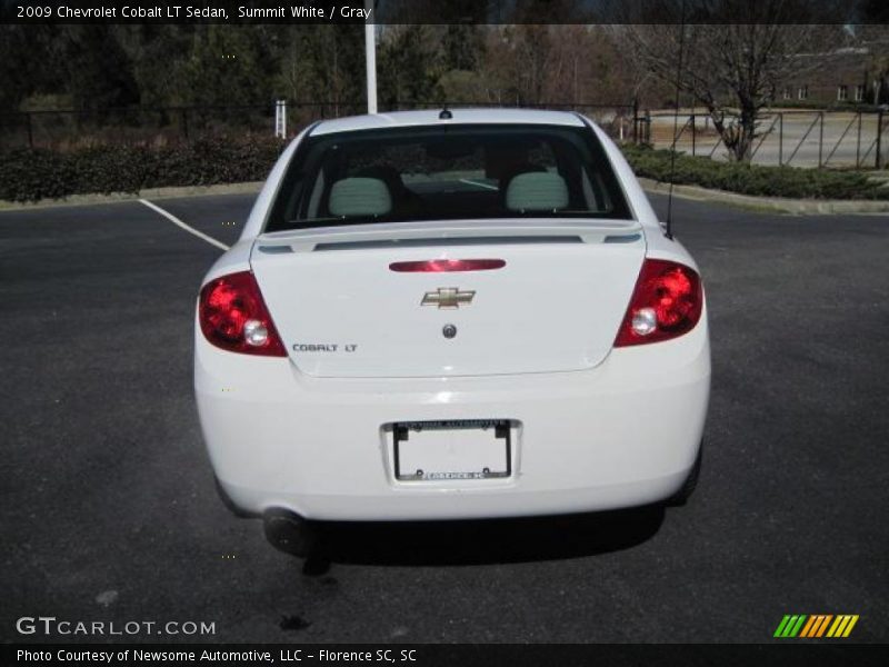 Summit White / Gray 2009 Chevrolet Cobalt LT Sedan