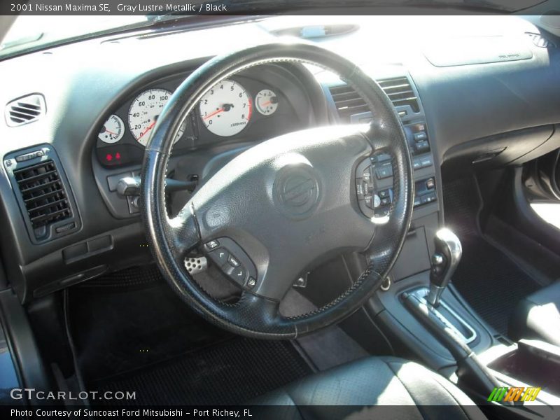 Gray Lustre Metallic / Black 2001 Nissan Maxima SE