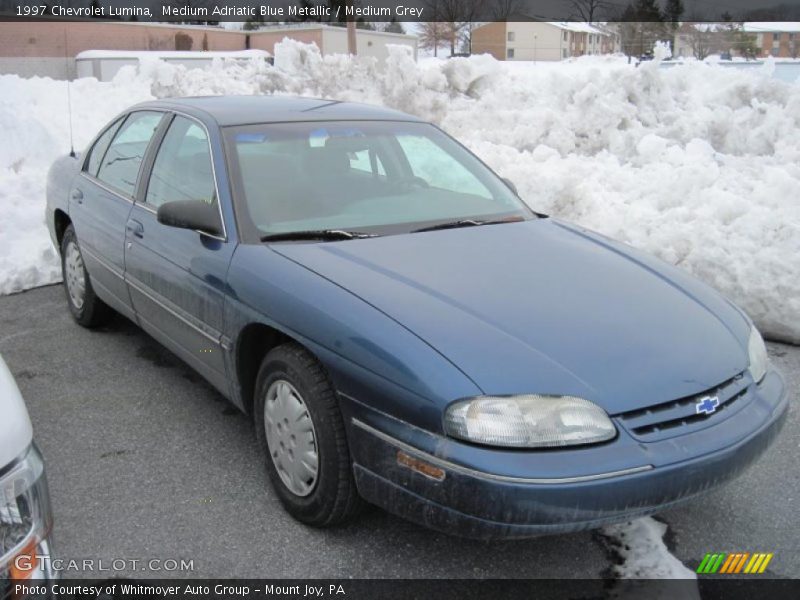 Medium Adriatic Blue Metallic / Medium Grey 1997 Chevrolet Lumina