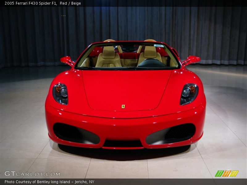 Red / Beige 2005 Ferrari F430 Spider F1