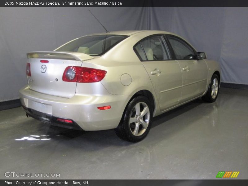 Shimmering Sand Metallic / Beige 2005 Mazda MAZDA3 i Sedan