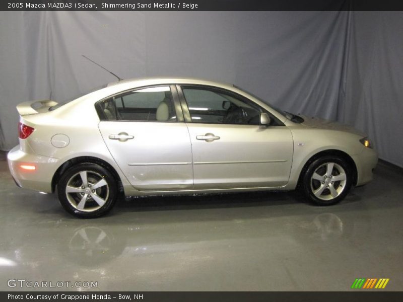 Shimmering Sand Metallic / Beige 2005 Mazda MAZDA3 i Sedan