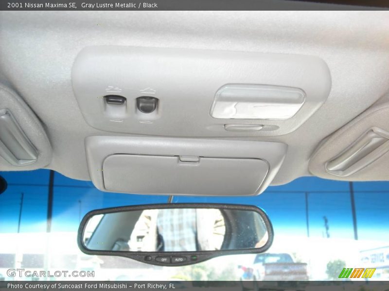 Gray Lustre Metallic / Black 2001 Nissan Maxima SE