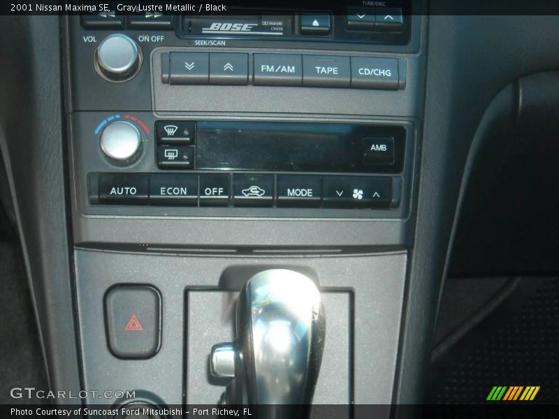 Gray Lustre Metallic / Black 2001 Nissan Maxima SE