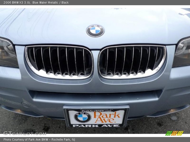 Blue Water Metallic / Black 2006 BMW X3 3.0i