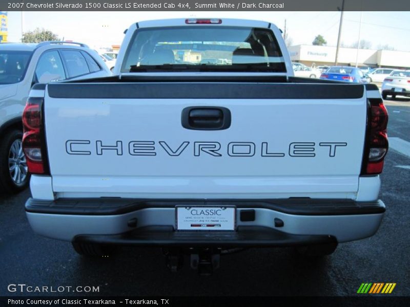 Summit White / Dark Charcoal 2007 Chevrolet Silverado 1500 Classic LS Extended Cab 4x4