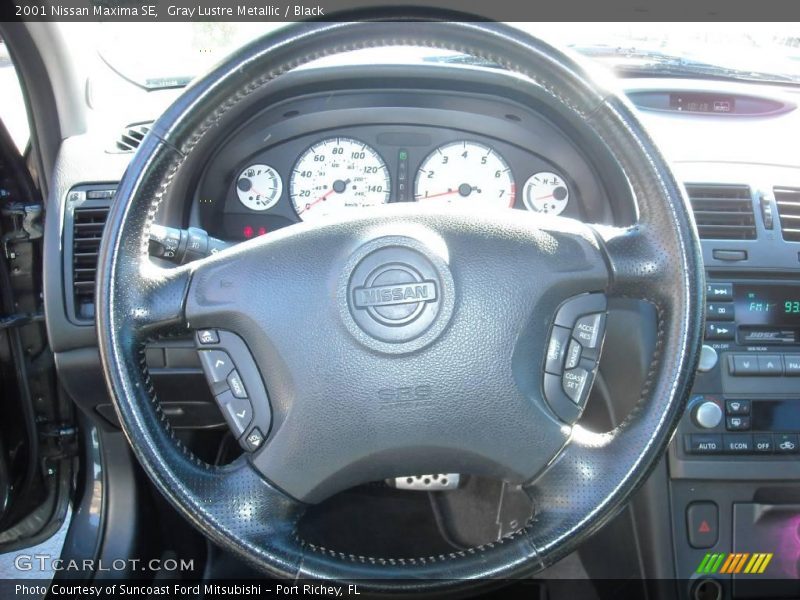 Gray Lustre Metallic / Black 2001 Nissan Maxima SE