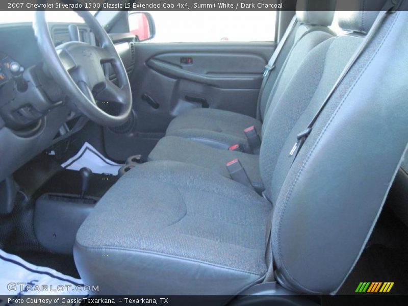 Summit White / Dark Charcoal 2007 Chevrolet Silverado 1500 Classic LS Extended Cab 4x4