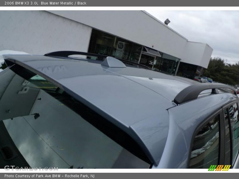 Blue Water Metallic / Black 2006 BMW X3 3.0i