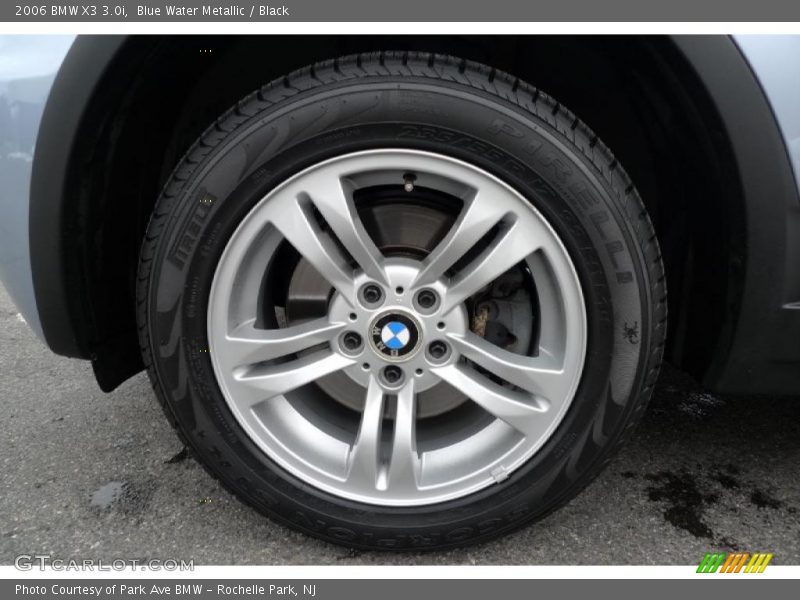 Blue Water Metallic / Black 2006 BMW X3 3.0i