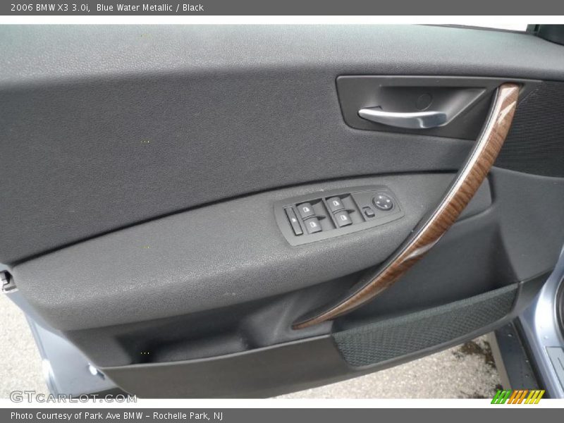Blue Water Metallic / Black 2006 BMW X3 3.0i