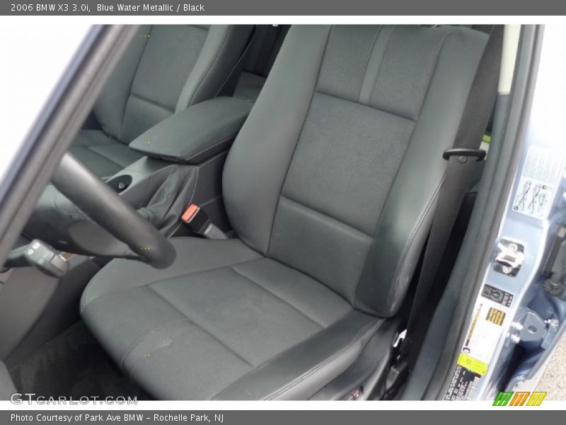 Blue Water Metallic / Black 2006 BMW X3 3.0i