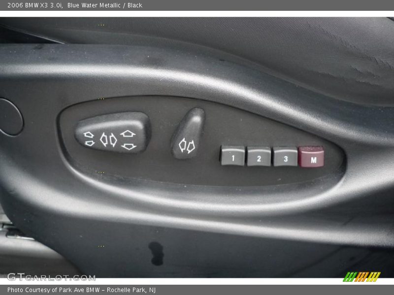 Blue Water Metallic / Black 2006 BMW X3 3.0i