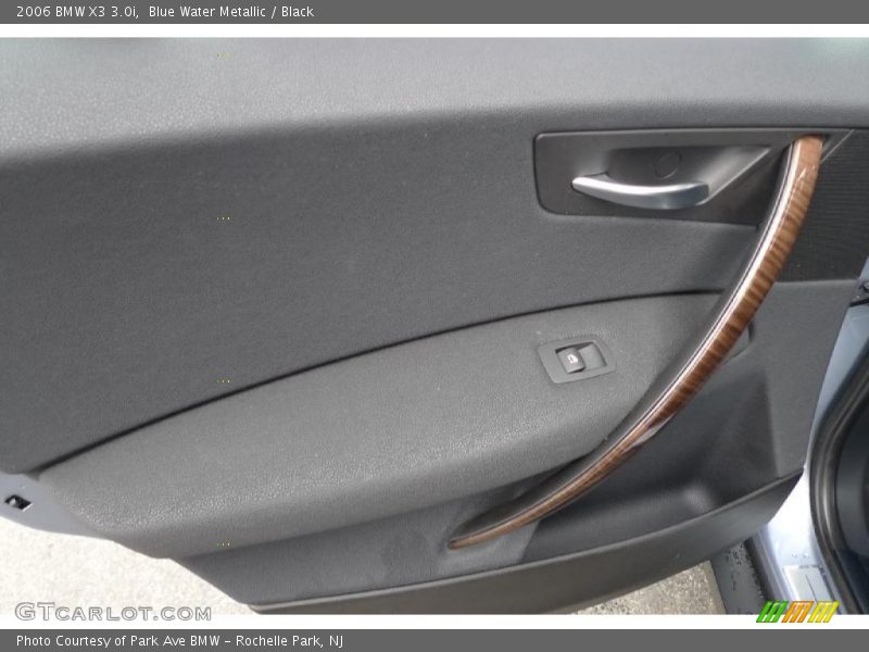 Blue Water Metallic / Black 2006 BMW X3 3.0i