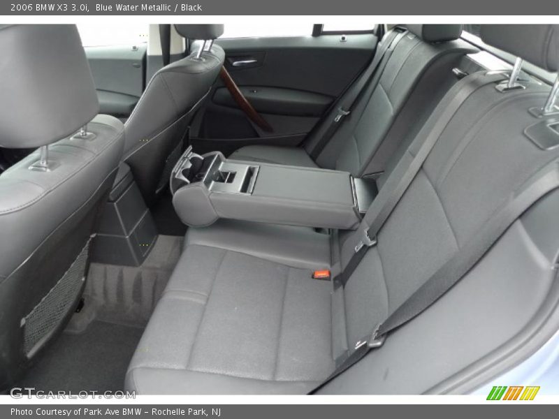 Blue Water Metallic / Black 2006 BMW X3 3.0i