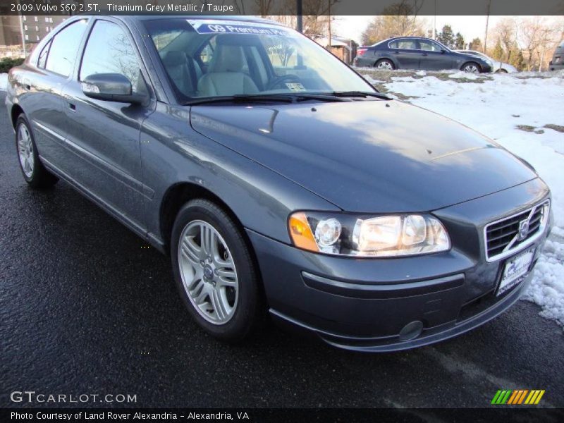 Titanium Grey Metallic / Taupe 2009 Volvo S60 2.5T