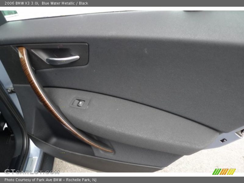 Blue Water Metallic / Black 2006 BMW X3 3.0i