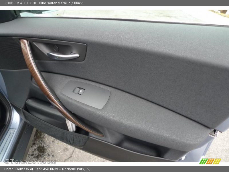 Blue Water Metallic / Black 2006 BMW X3 3.0i