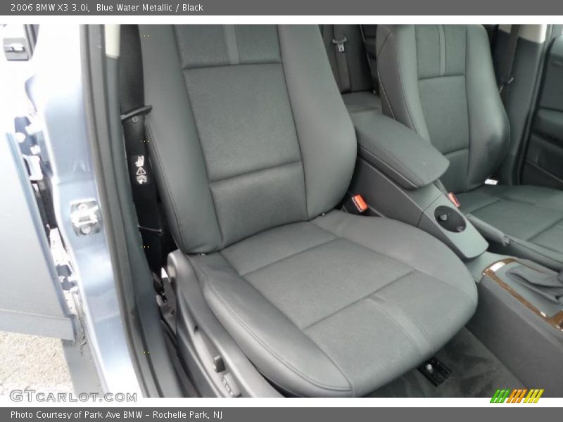 Blue Water Metallic / Black 2006 BMW X3 3.0i
