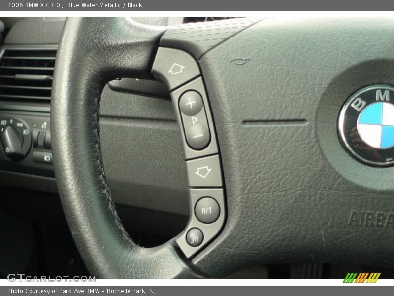 Blue Water Metallic / Black 2006 BMW X3 3.0i