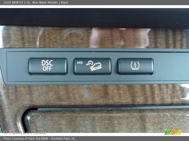 Blue Water Metallic / Black 2006 BMW X3 3.0i