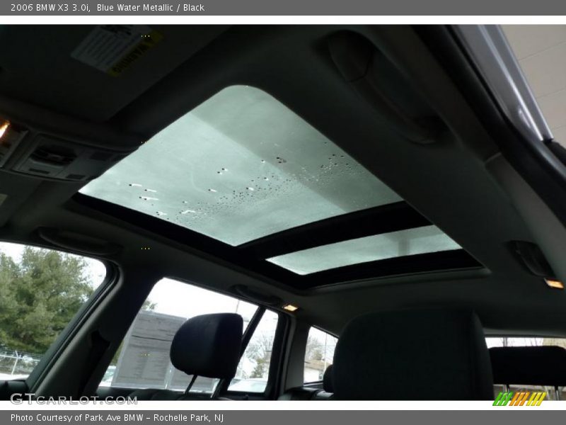 Blue Water Metallic / Black 2006 BMW X3 3.0i