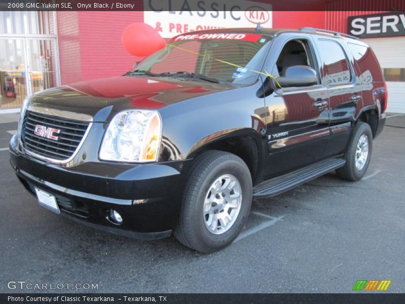 Onyx Black / Ebony 2008 GMC Yukon SLE