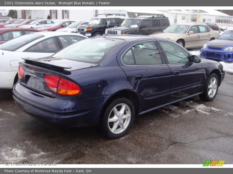 Midnight Blue Metallic / Pewter 2001 Oldsmobile Alero Sedan