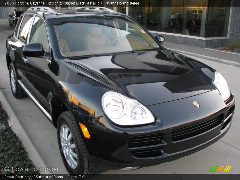 Basalt Black Metallic / Havanna/Sand Beige 2006 Porsche Cayenne Tiptronic
