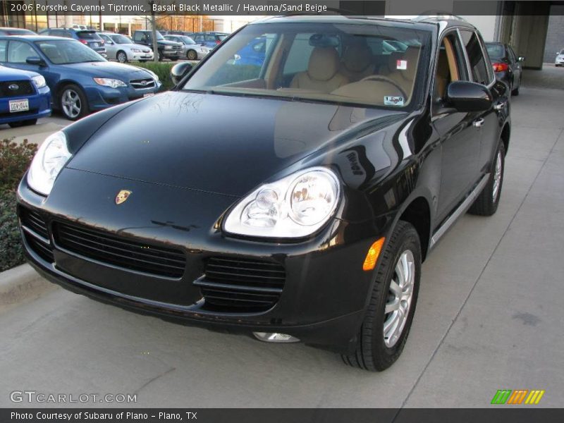 Basalt Black Metallic / Havanna/Sand Beige 2006 Porsche Cayenne Tiptronic