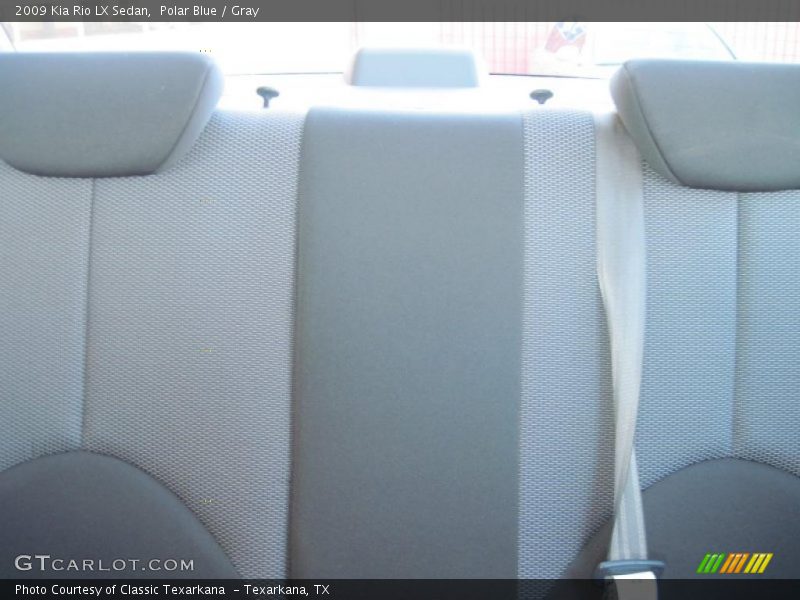 Polar Blue / Gray 2009 Kia Rio LX Sedan