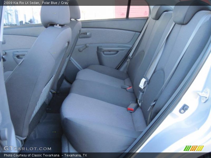 Polar Blue / Gray 2009 Kia Rio LX Sedan