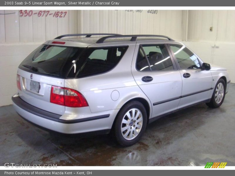 Silver Metallic / Charcoal Gray 2003 Saab 9-5 Linear Sport Wagon