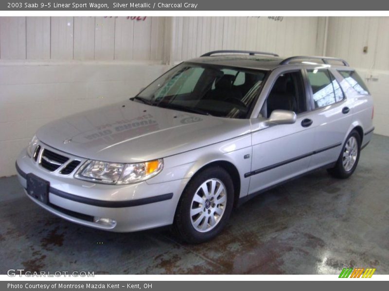 Silver Metallic / Charcoal Gray 2003 Saab 9-5 Linear Sport Wagon