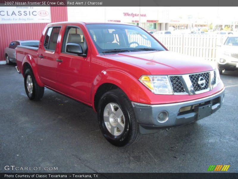 Red Alert / Charcoal 2007 Nissan Frontier SE Crew Cab