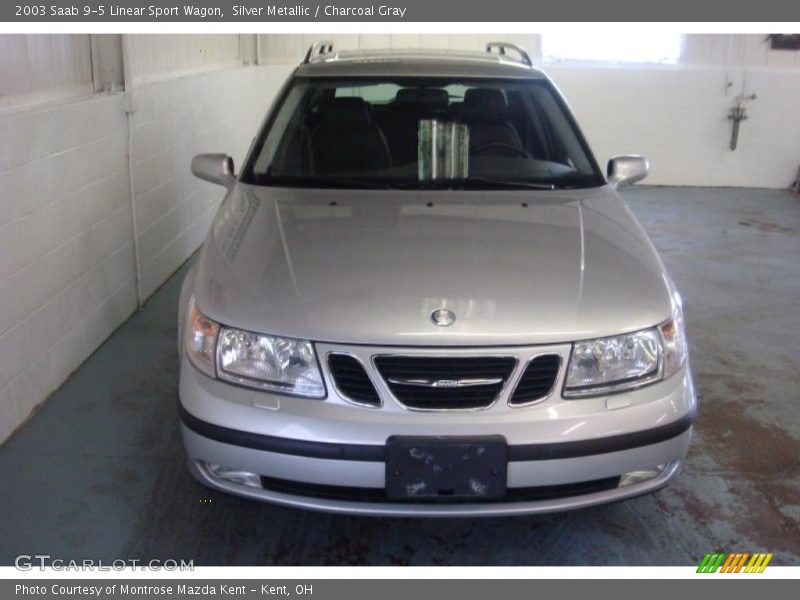 Silver Metallic / Charcoal Gray 2003 Saab 9-5 Linear Sport Wagon