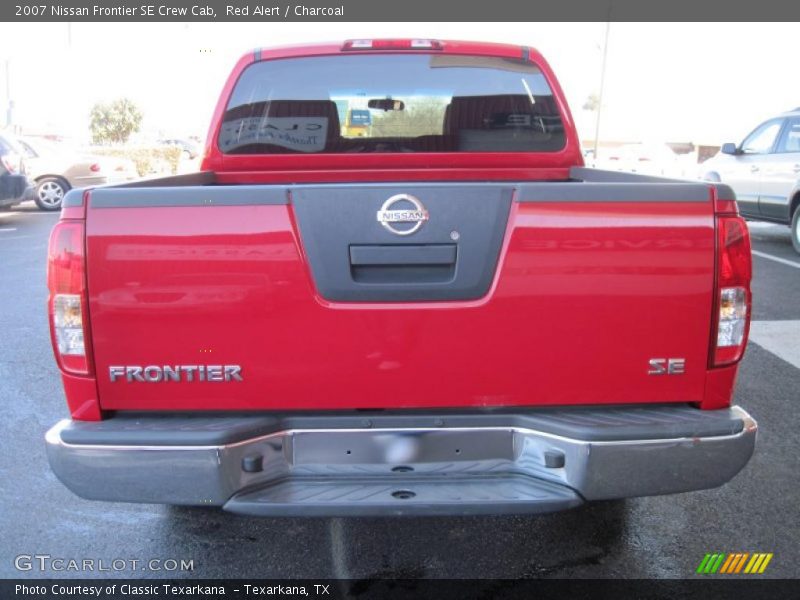 Red Alert / Charcoal 2007 Nissan Frontier SE Crew Cab