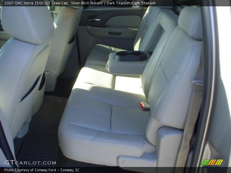 Silver Birch Metallic / Dark Titanium/Light Titanium 2007 GMC Sierra 1500 SLT Crew Cab