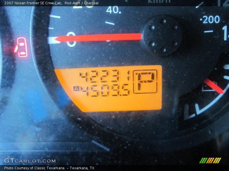 Red Alert / Charcoal 2007 Nissan Frontier SE Crew Cab