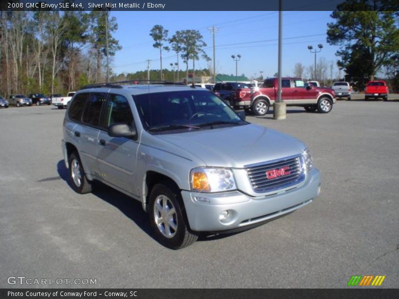 Silver Mist Metallic / Ebony 2008 GMC Envoy SLE 4x4