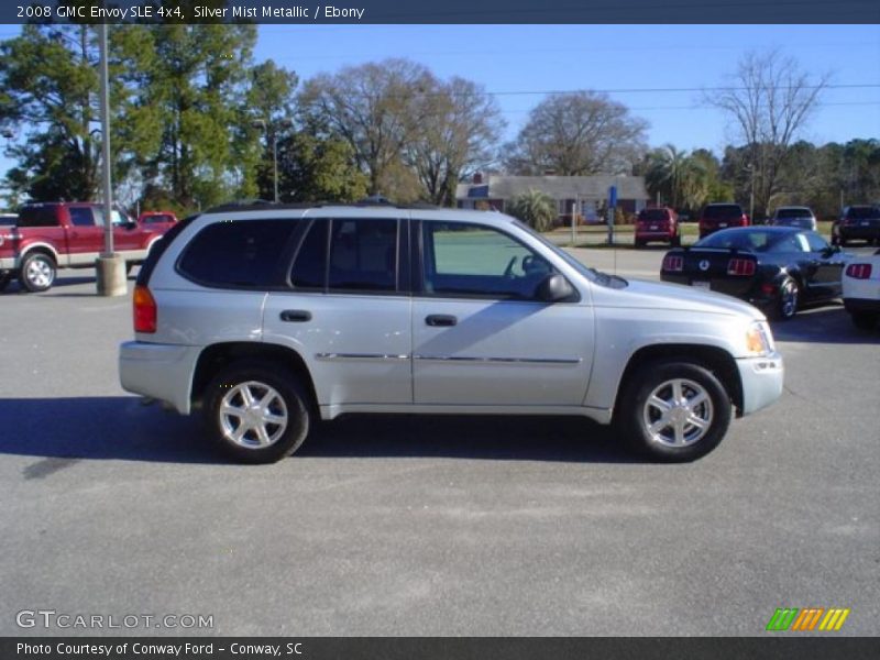 Silver Mist Metallic / Ebony 2008 GMC Envoy SLE 4x4