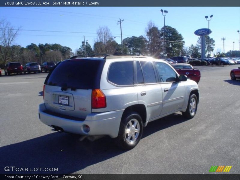 Silver Mist Metallic / Ebony 2008 GMC Envoy SLE 4x4