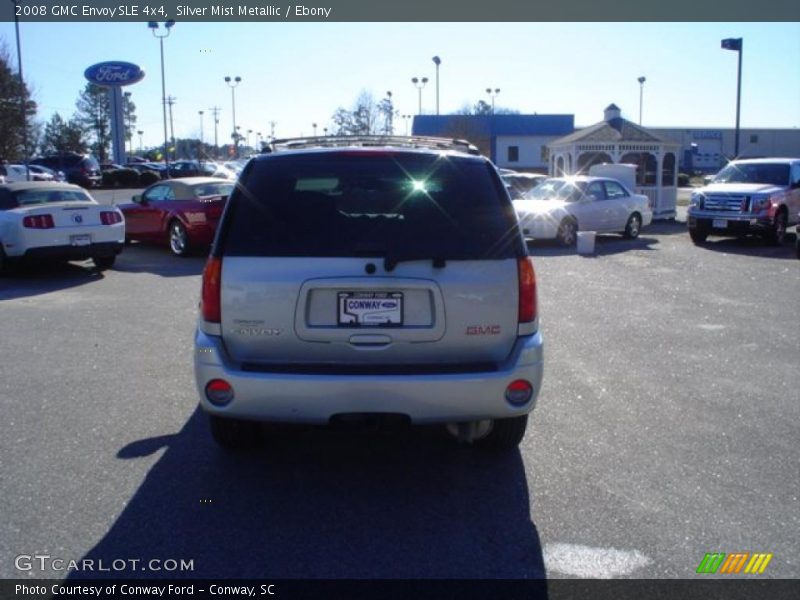 Silver Mist Metallic / Ebony 2008 GMC Envoy SLE 4x4