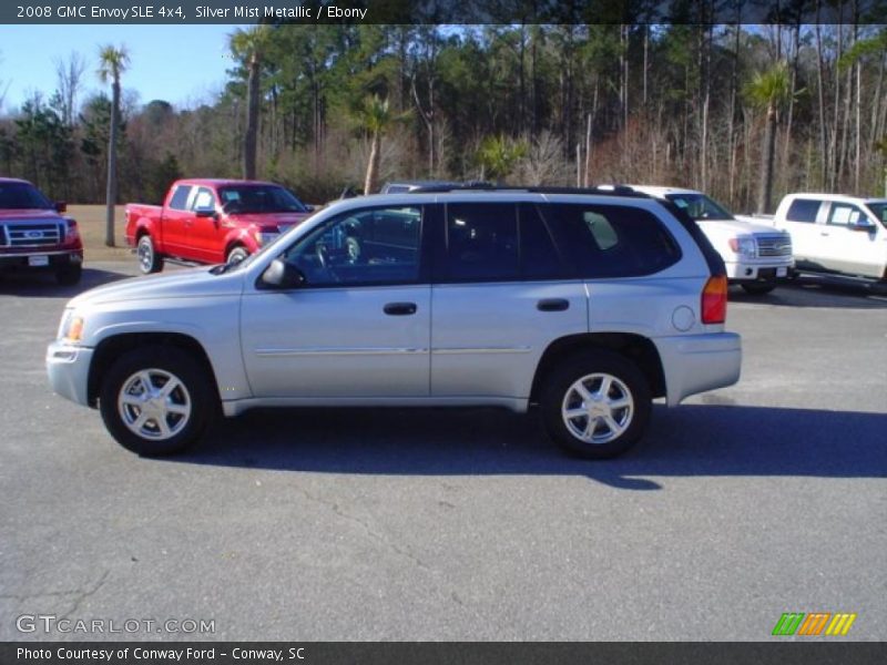 Silver Mist Metallic / Ebony 2008 GMC Envoy SLE 4x4