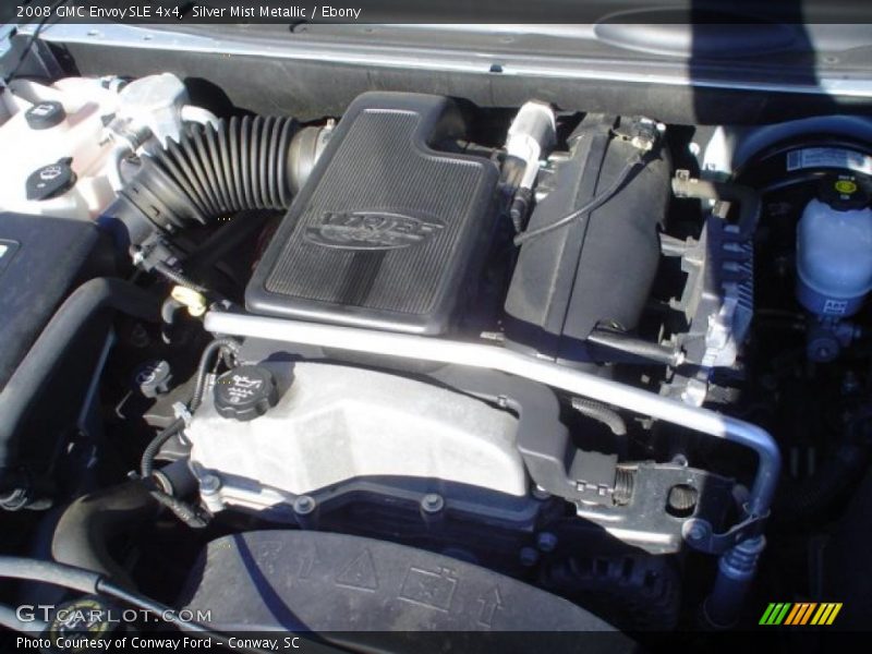 Silver Mist Metallic / Ebony 2008 GMC Envoy SLE 4x4