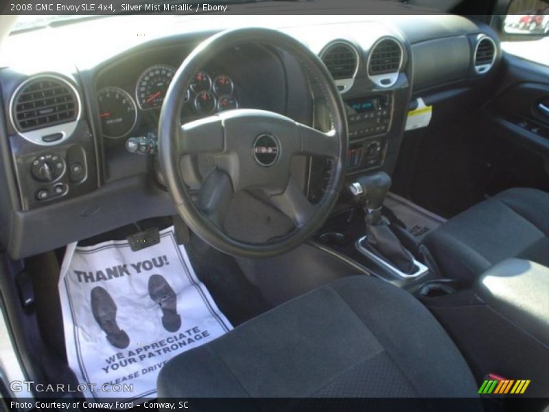 Silver Mist Metallic / Ebony 2008 GMC Envoy SLE 4x4