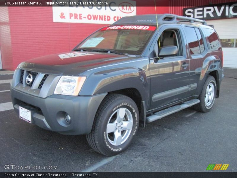 Night Armor Pearl / Desert/Graphite 2006 Nissan Xterra X