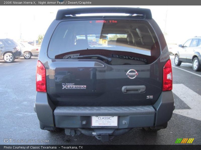 Night Armor Pearl / Desert/Graphite 2006 Nissan Xterra X